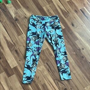 Kids Blue and Purple Patterned Leggings